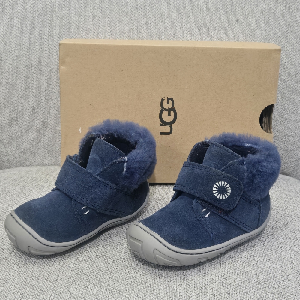 EUC WITH BOX UGG T Jorgen Navy Blue Baby Boots